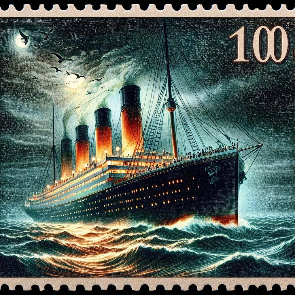 Postage Stamp of Titanic 4