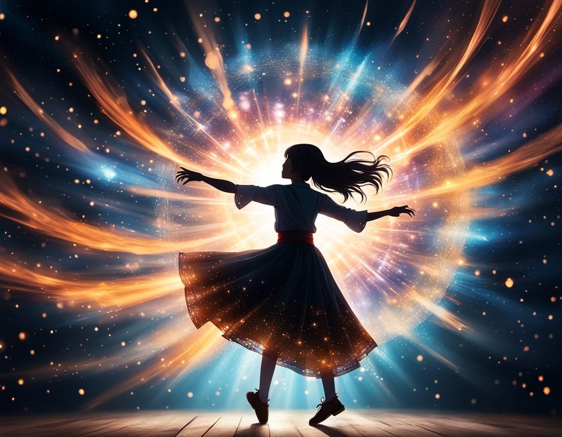 Folk Dancer In The Cosmic Ballet