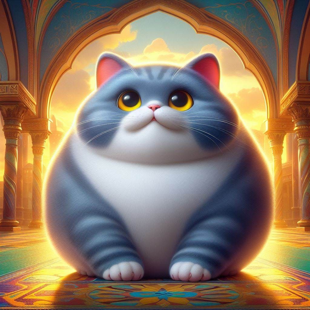 A happy chonk