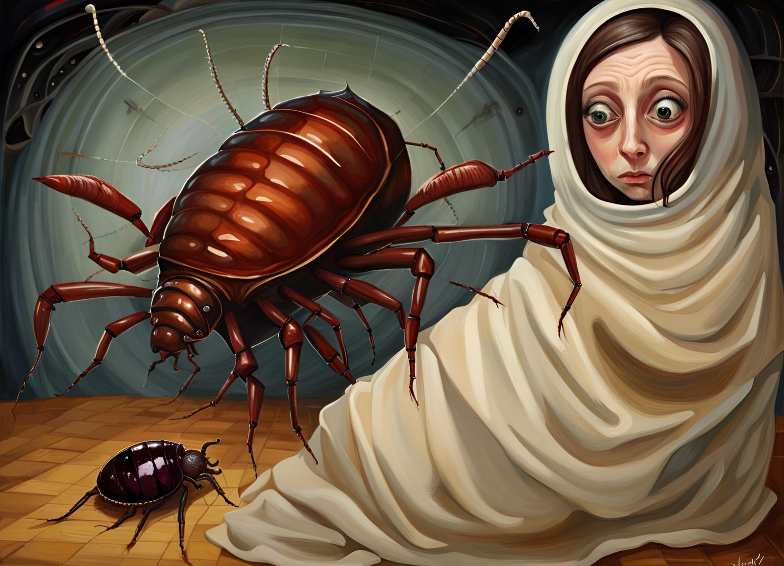 …sleep tight, don’t let the bedbugs bite… AI Generated Artwork