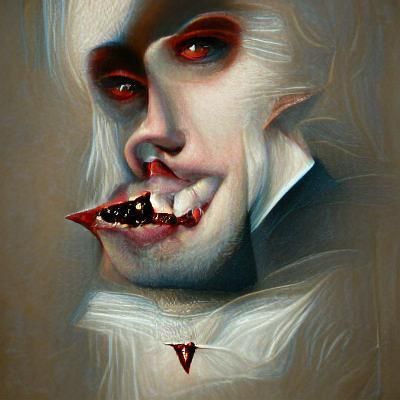 A portrait of a Vampire - AI Generated Artwork - NightCafe Creator