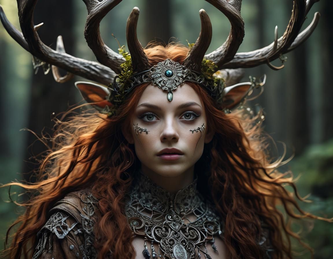 Deerainia  by @NovemberFox