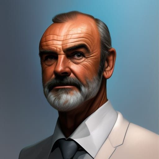 Sean Connery AI Generated Artwork NightCafe Creator