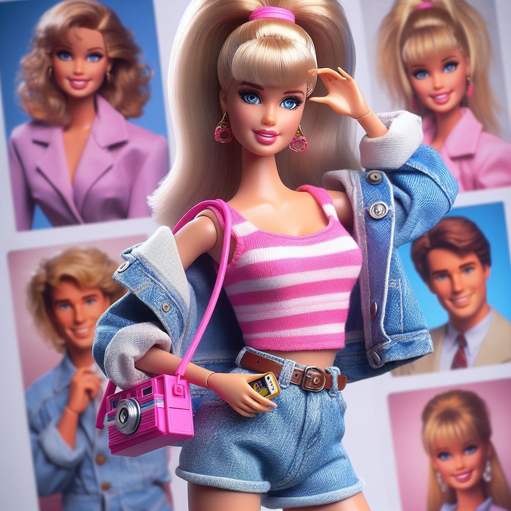 Barbie high school yearbook photo