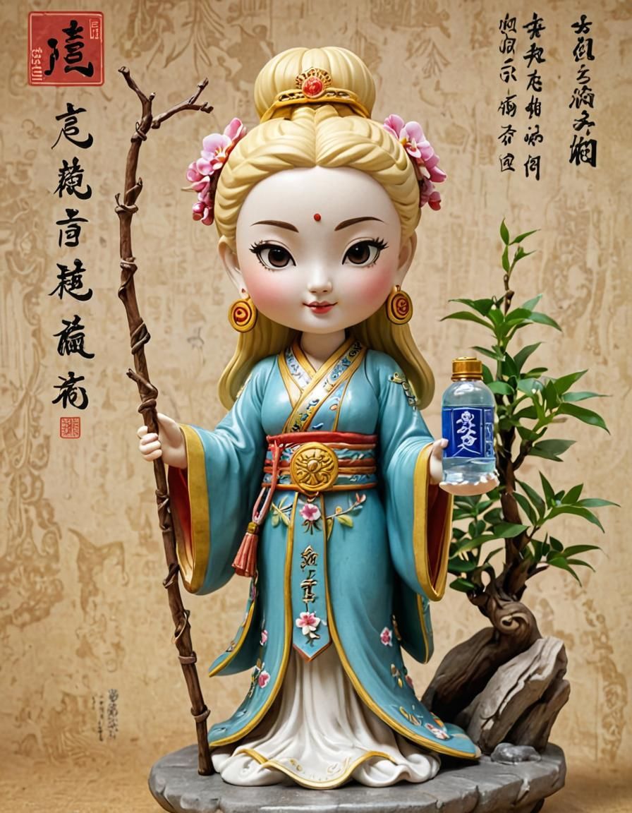 Quan Yin bobble-head.