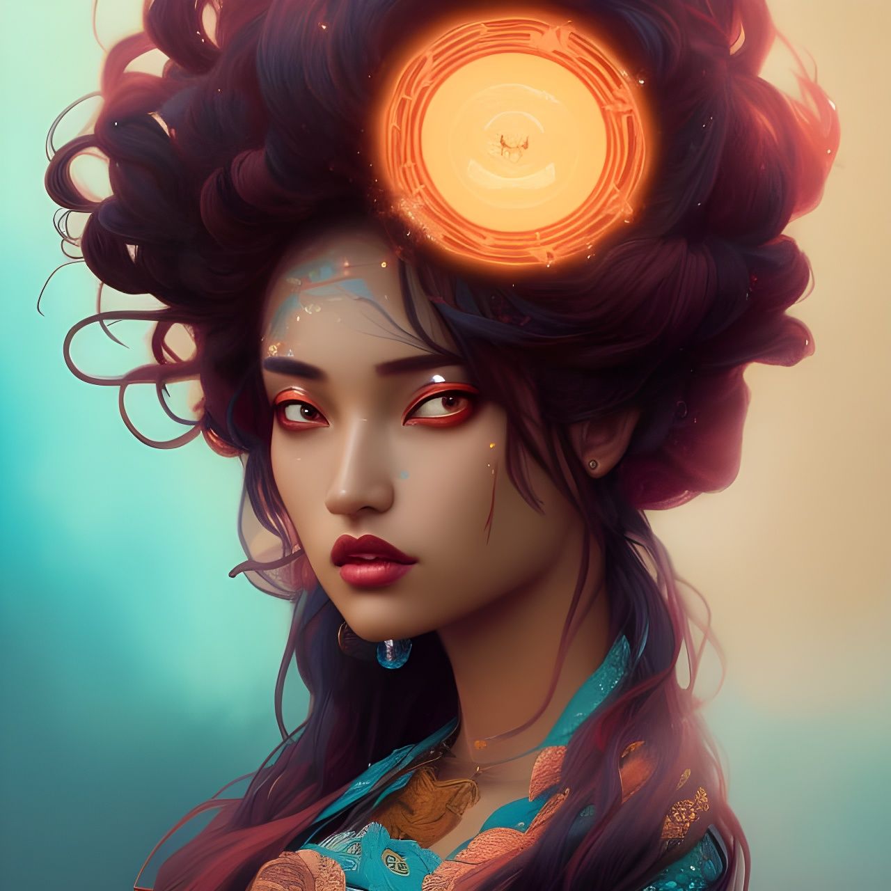 Miss Sun  by @MuchColour