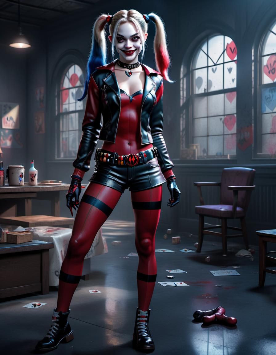 Harley Quinn 9 - AI Generated Artwork - NightCafe Creator