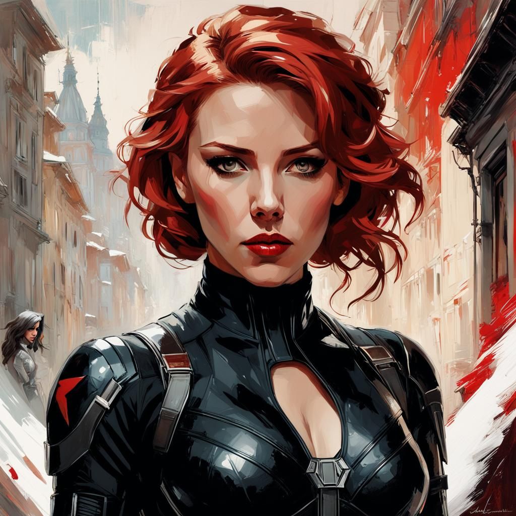 Avengers Black Widow 2 AI Generated Artwork NightCafe Creator