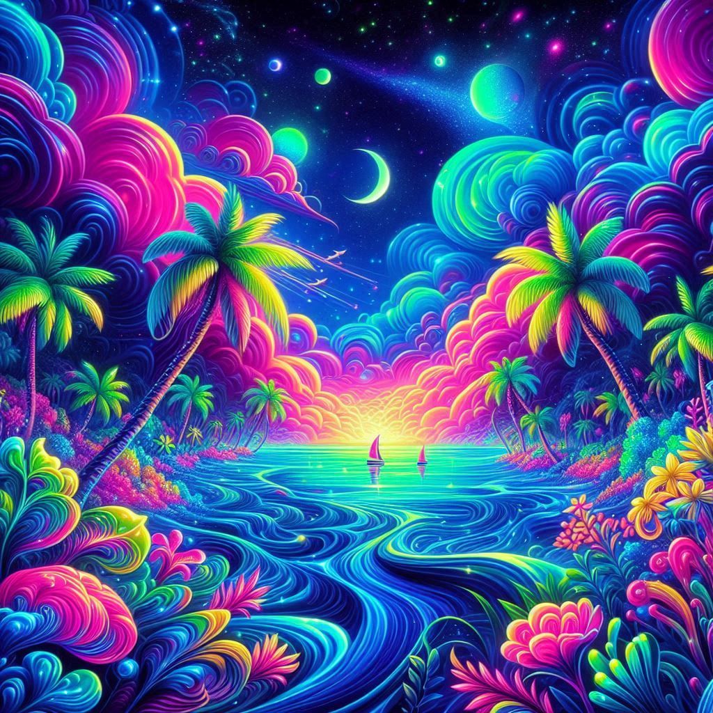 Neon Landscape