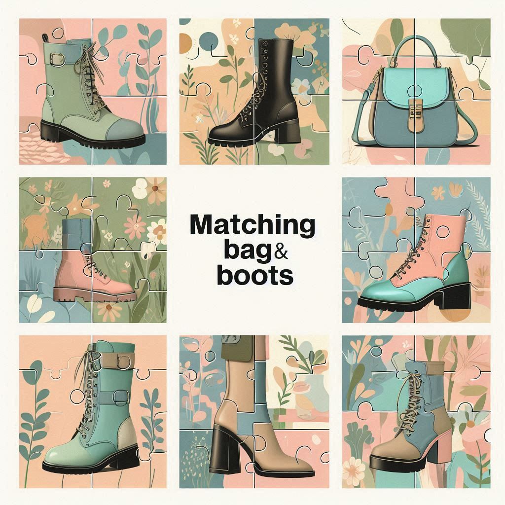 Logo matching bag&boots - spring