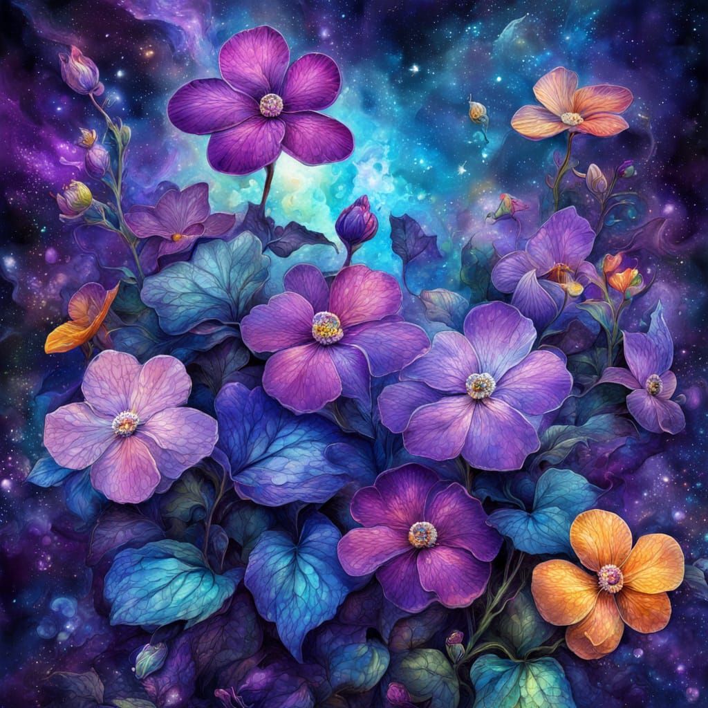 violets  by @Mila K
