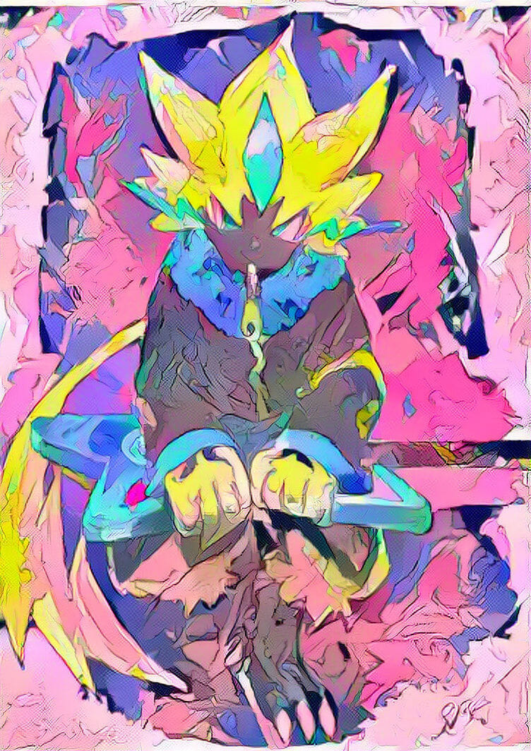 Zeraora Electric Rock - AI Generated Artwork - NightCafe Creator