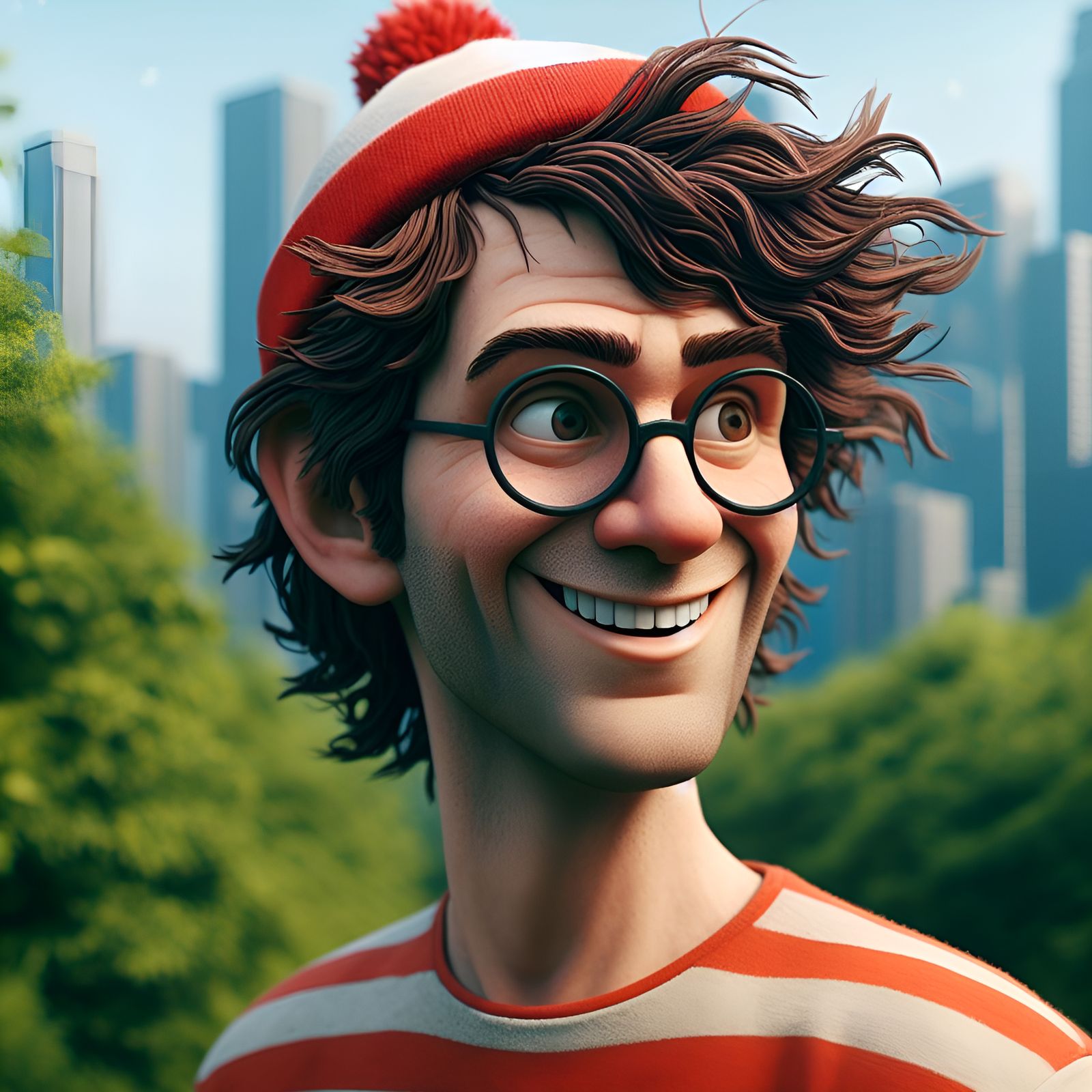 "Betcha can't find me."