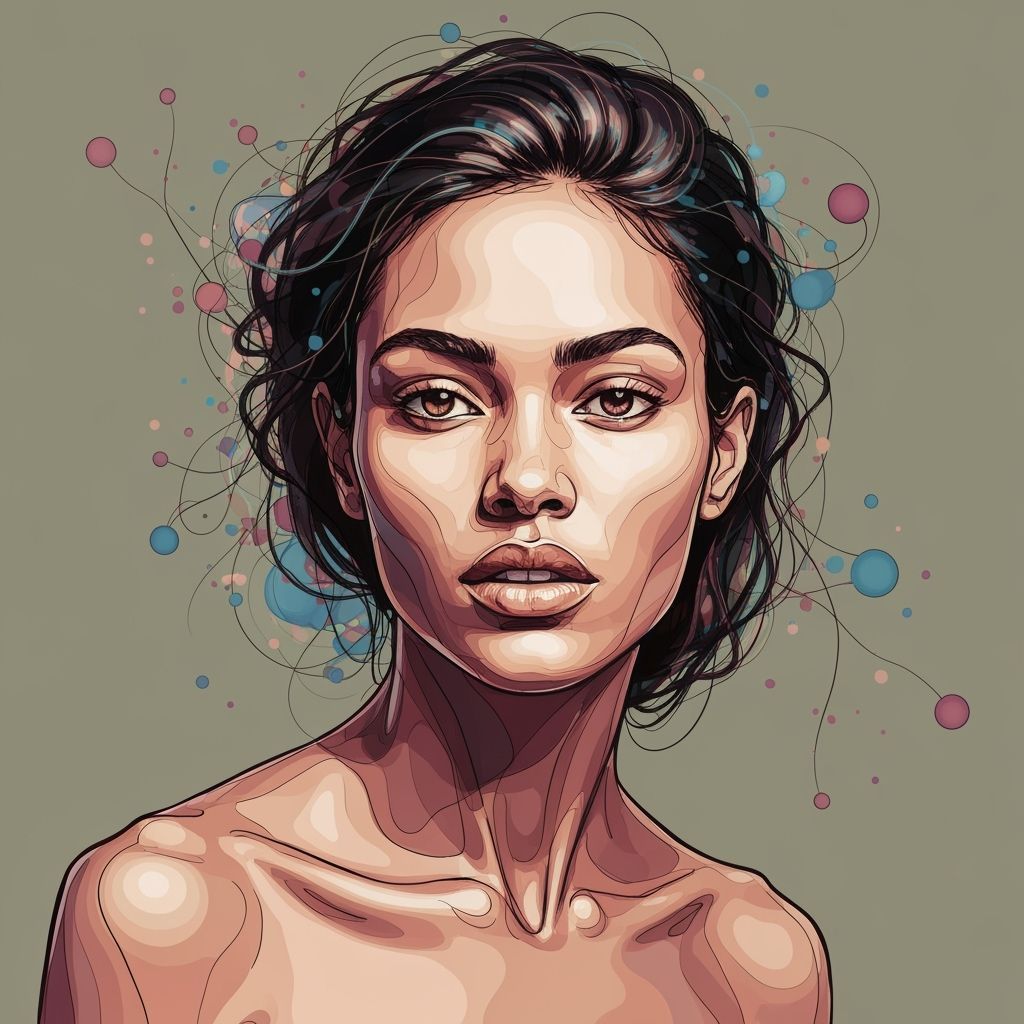 Abstract portrait WOMAN