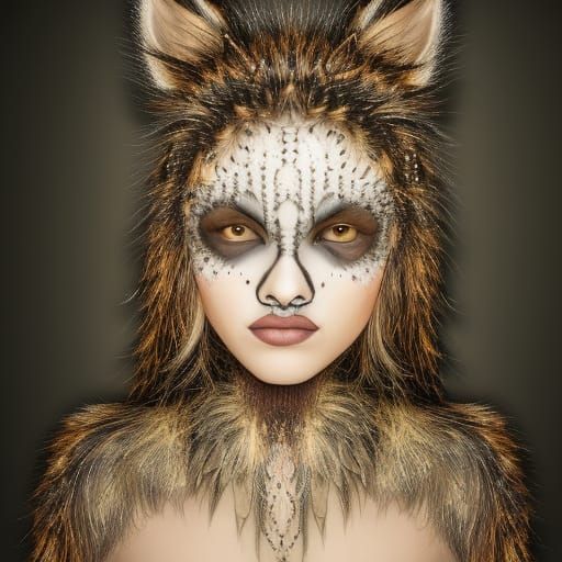 Furry raccoon woman 11-3 - AI Generated Artwork - NightCafe Creator