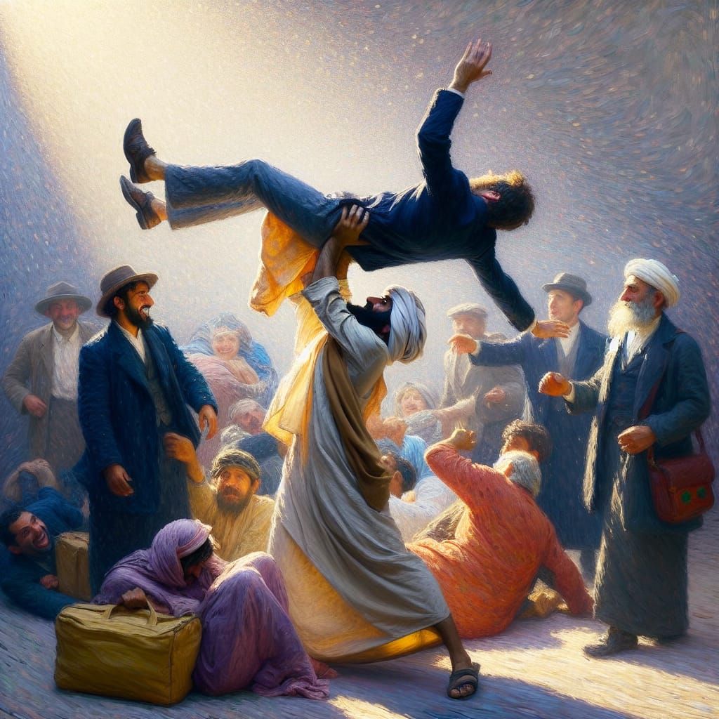 (Hafiz) "The Beloved sometimes wants
To do us a great favor:...