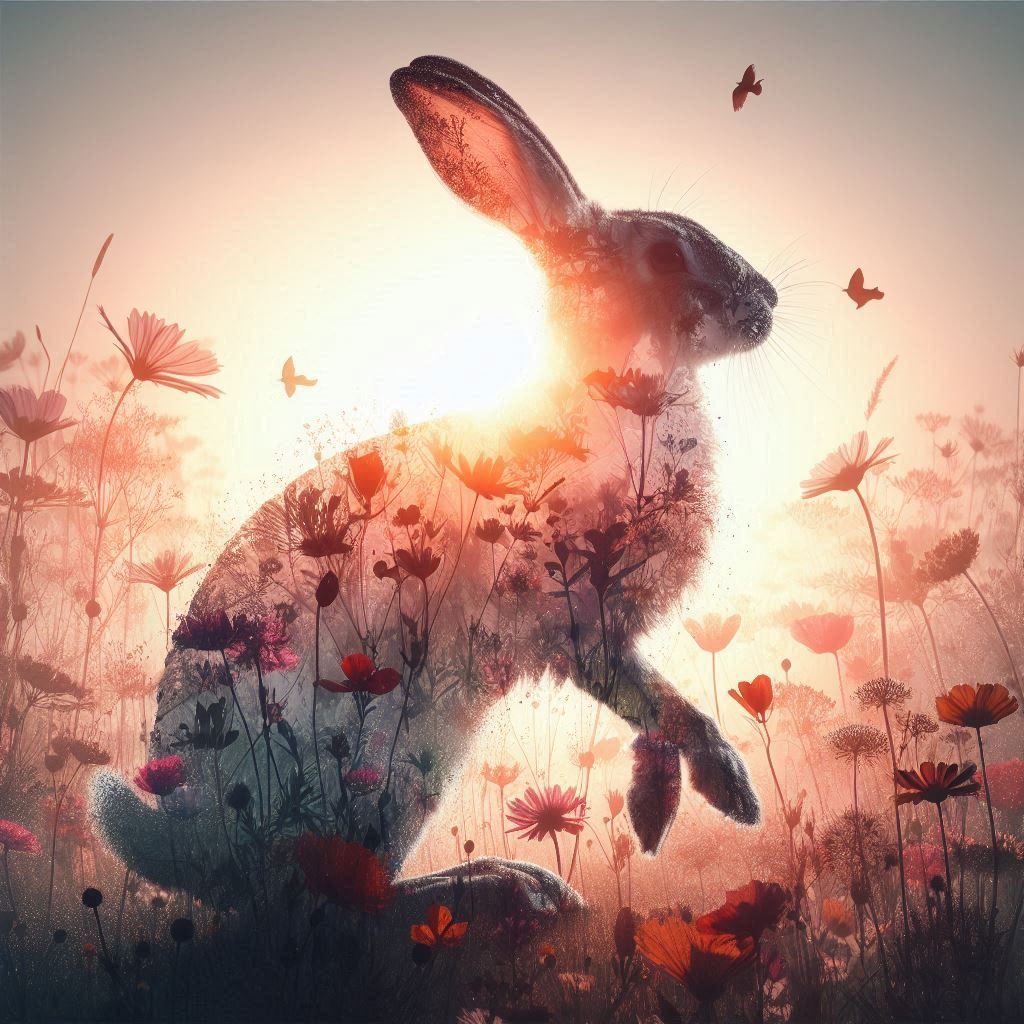 double exposure beautiful fantasy portrait landscape..