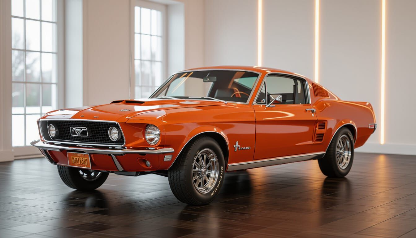 classic mustang gt 5.0  by @Efe Hellman