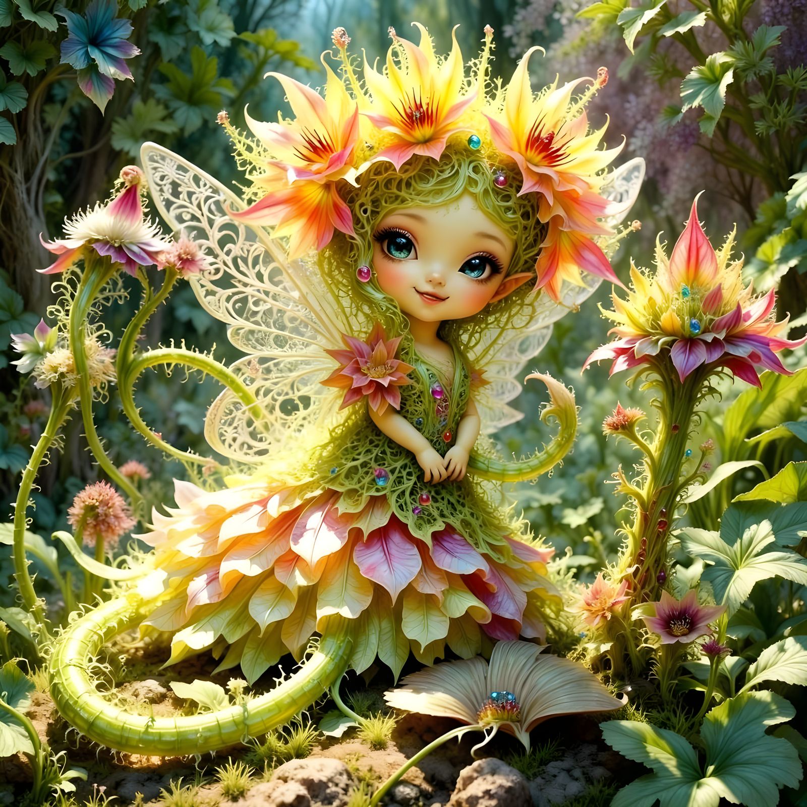 Flower Fairy  by @UmeHermana 