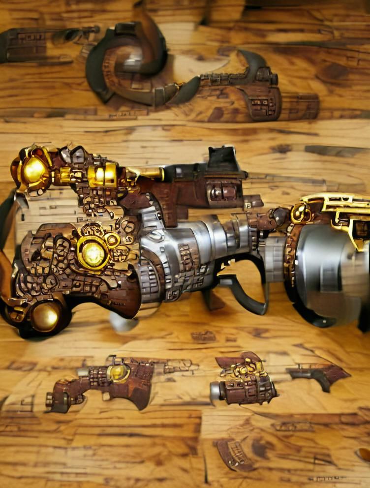 steampunk dwarven gun