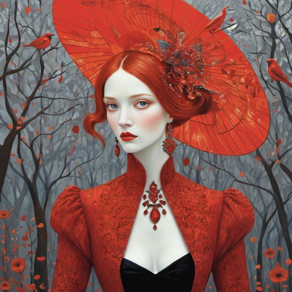 In the style of Dave McKean, John Kenn Mortensen, Tim Burton, Erin Hnason