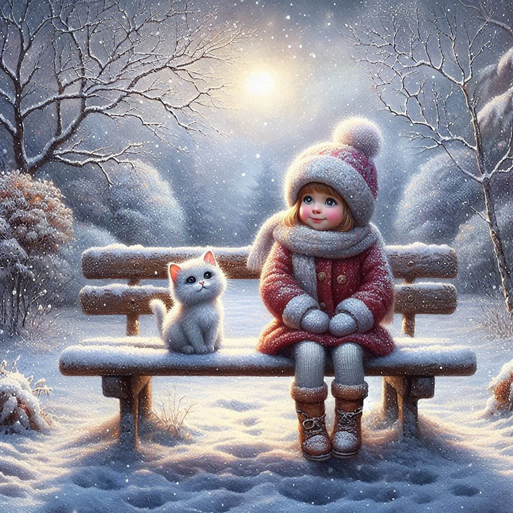 watching the first snow