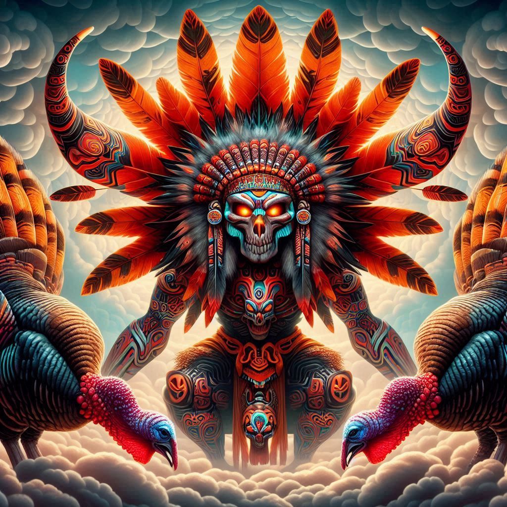 The turkeys bow to Shamwawi