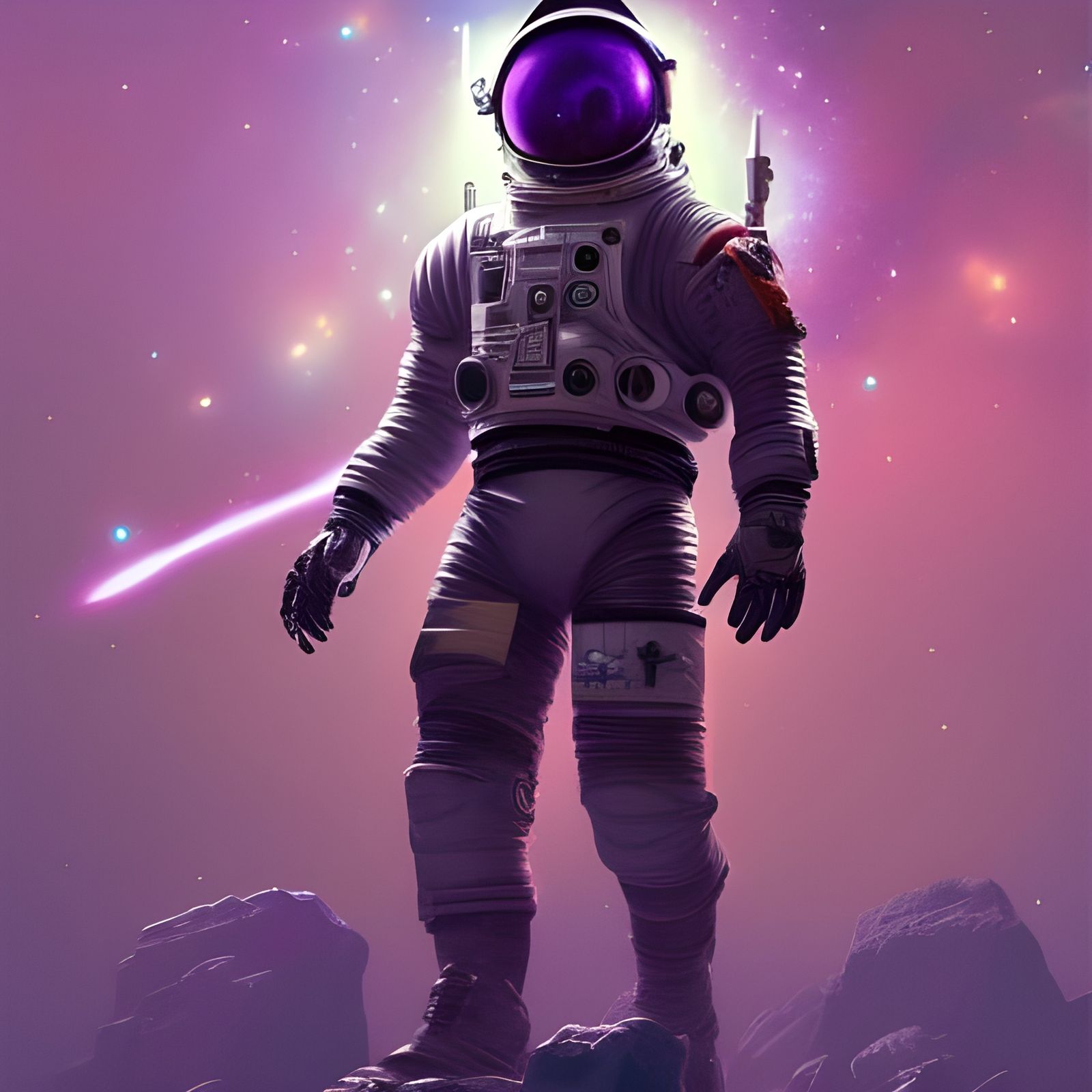 Astronaut in space  by @Username Unavailable