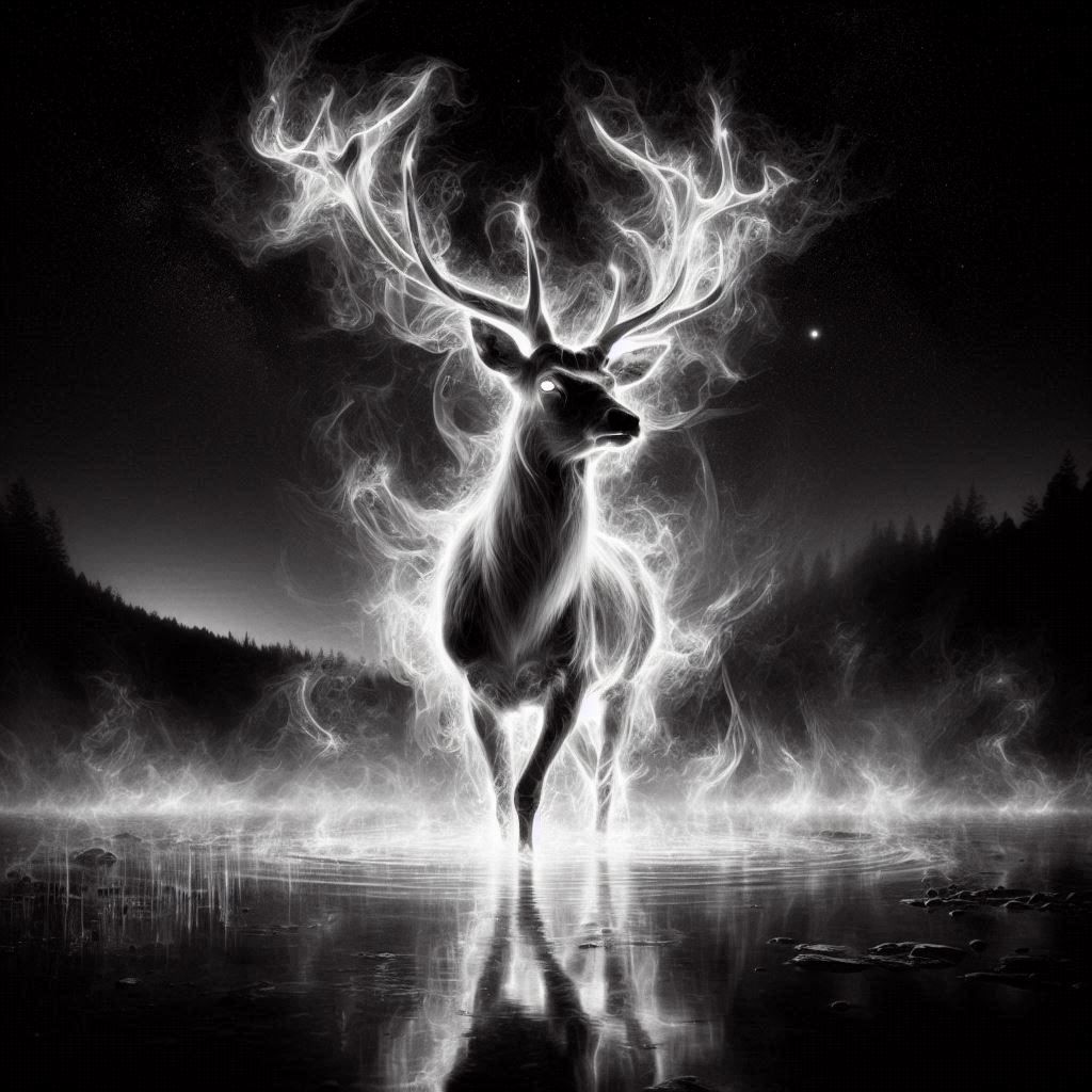 Mystical Deer  by @Amrita