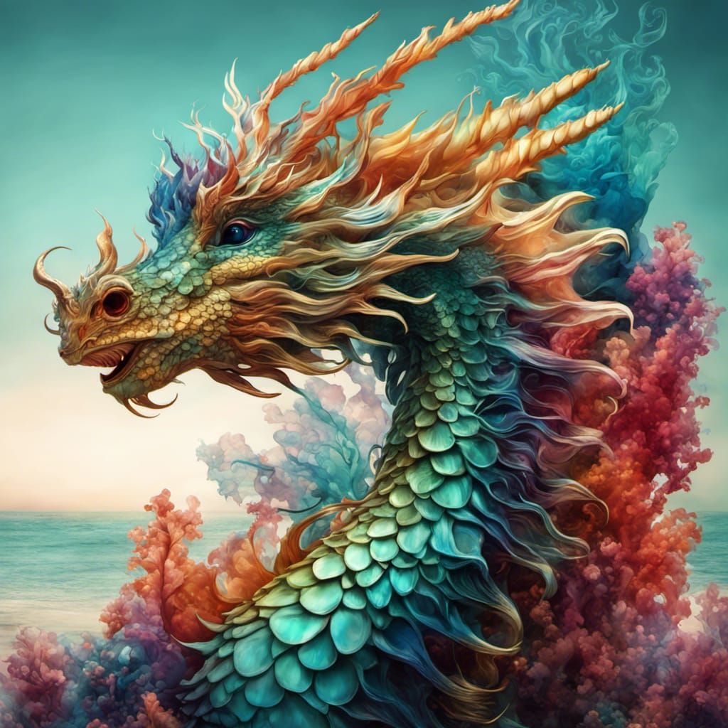 Sea Dragon - AI Generated Artwork - NightCafe Creator