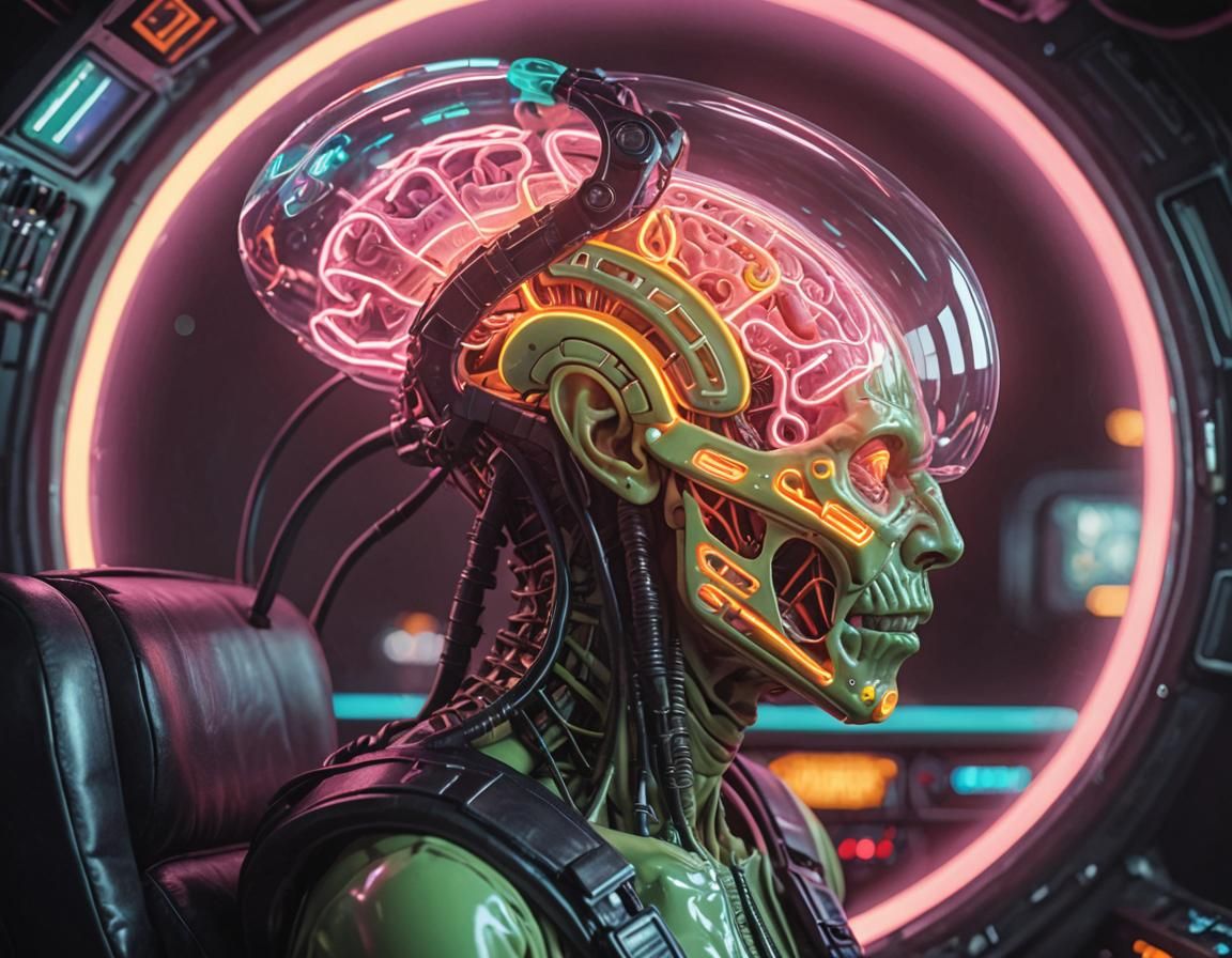 Alien Cyborg Pilot