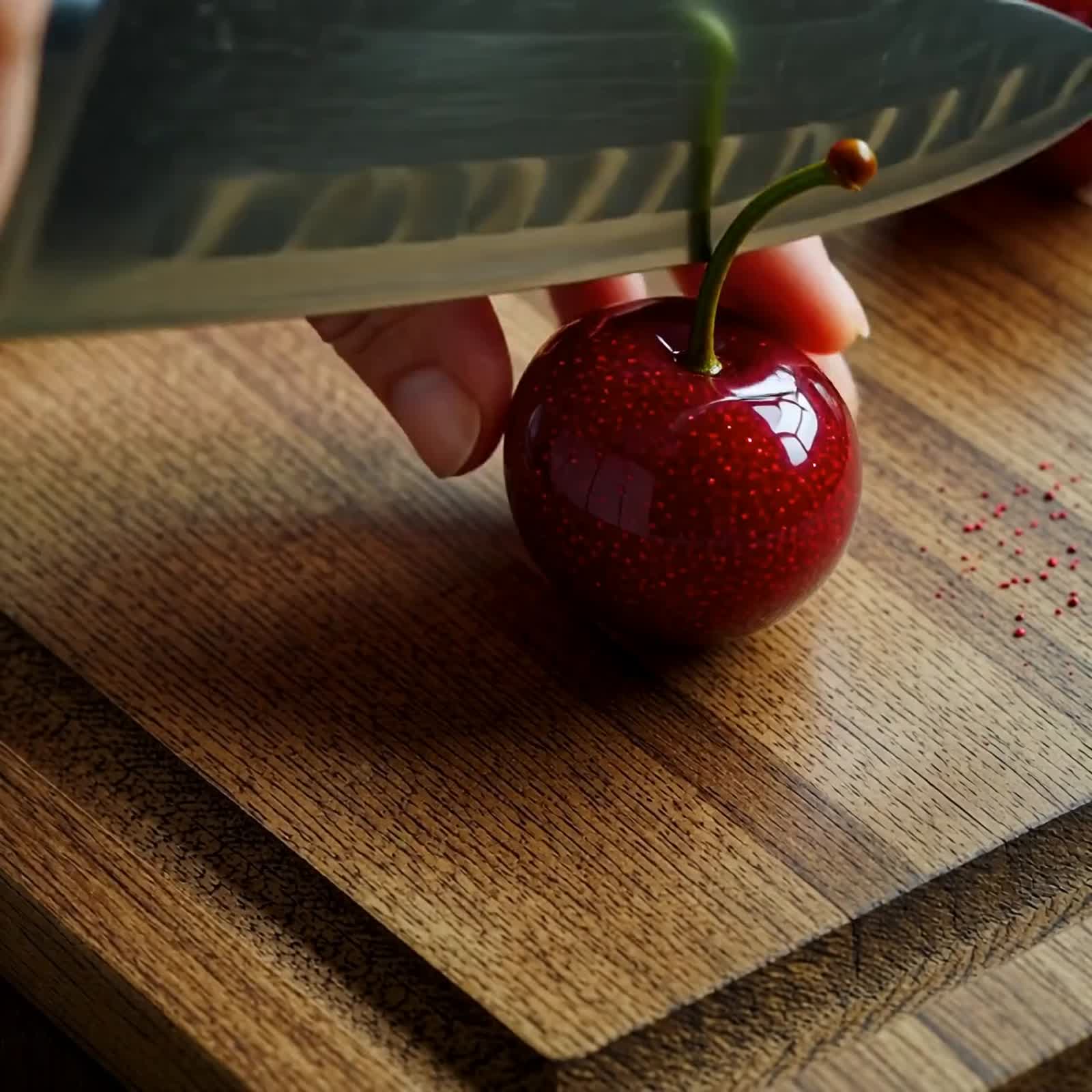 Glass Fruits - Cutting Cherries 01