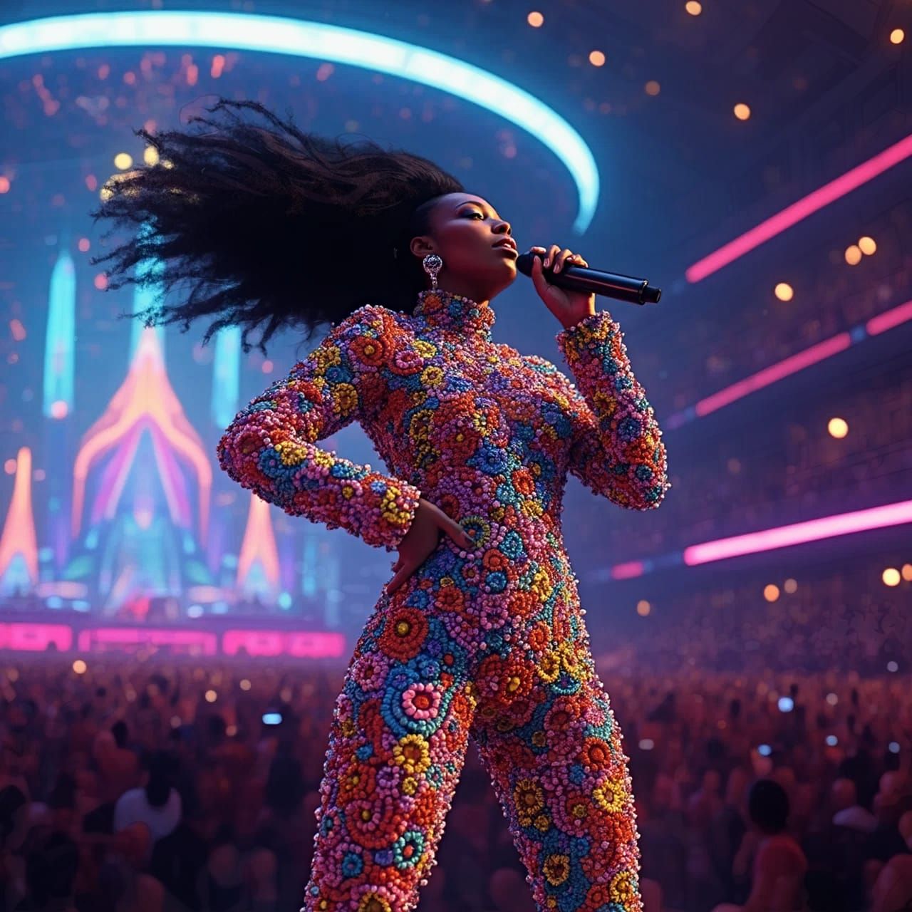 She's Known as the Queen of Beads!