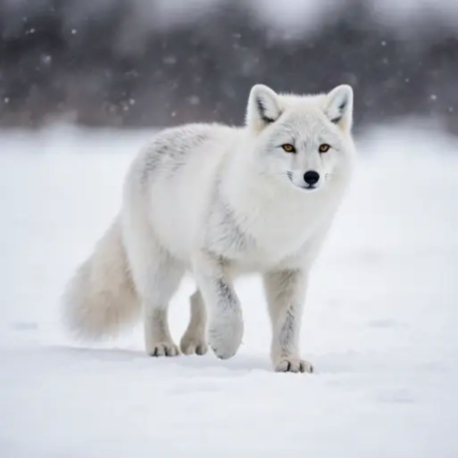 A polar fox