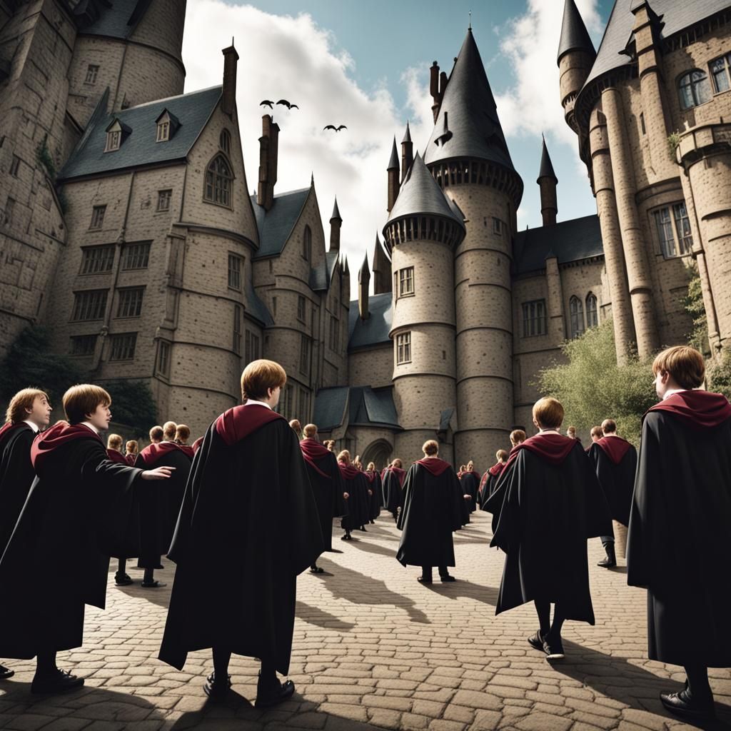 Harry potter view from a bug's perspective
