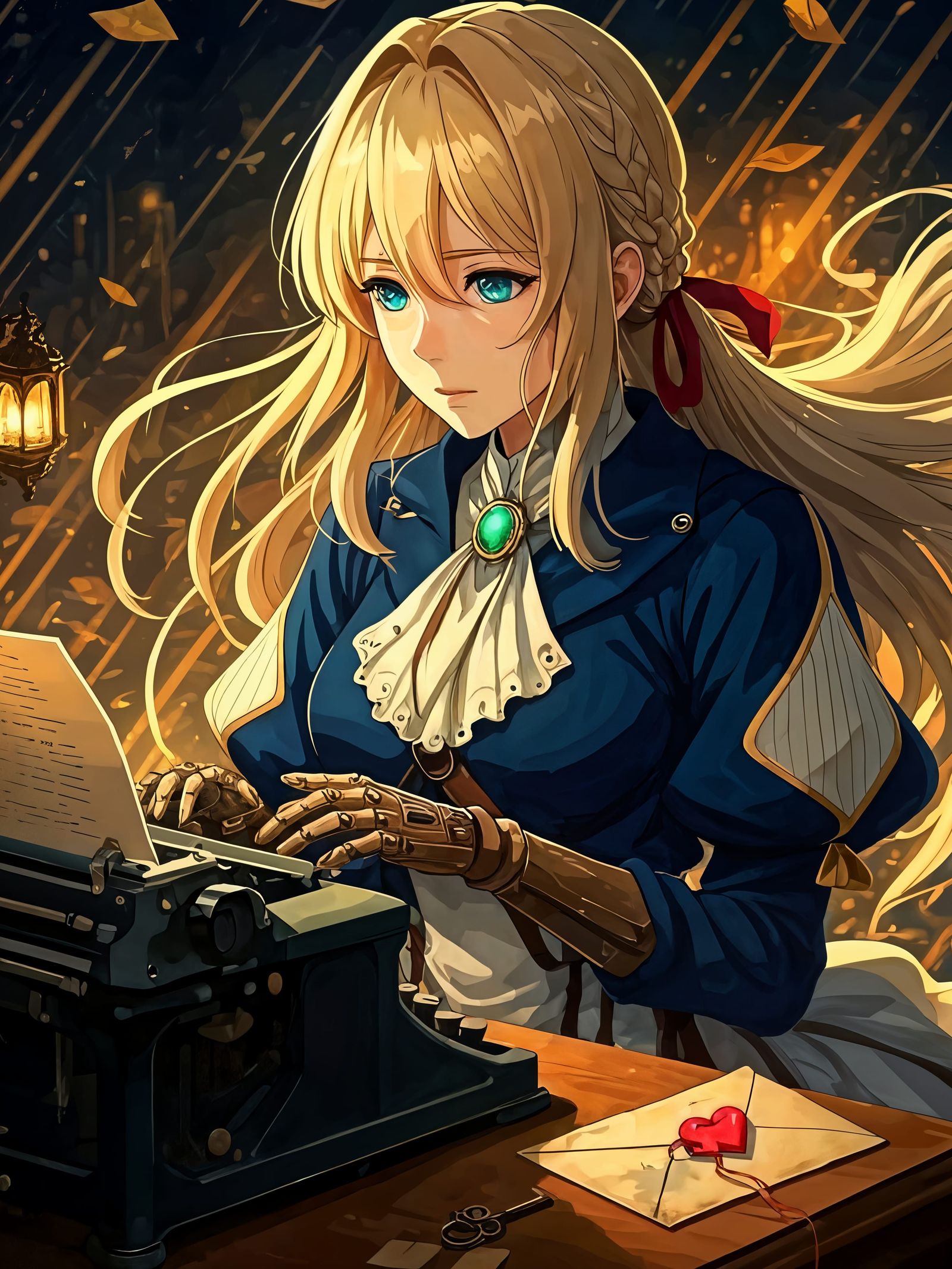 Violet the Auto Memory Doll   by @eFuoriPiove