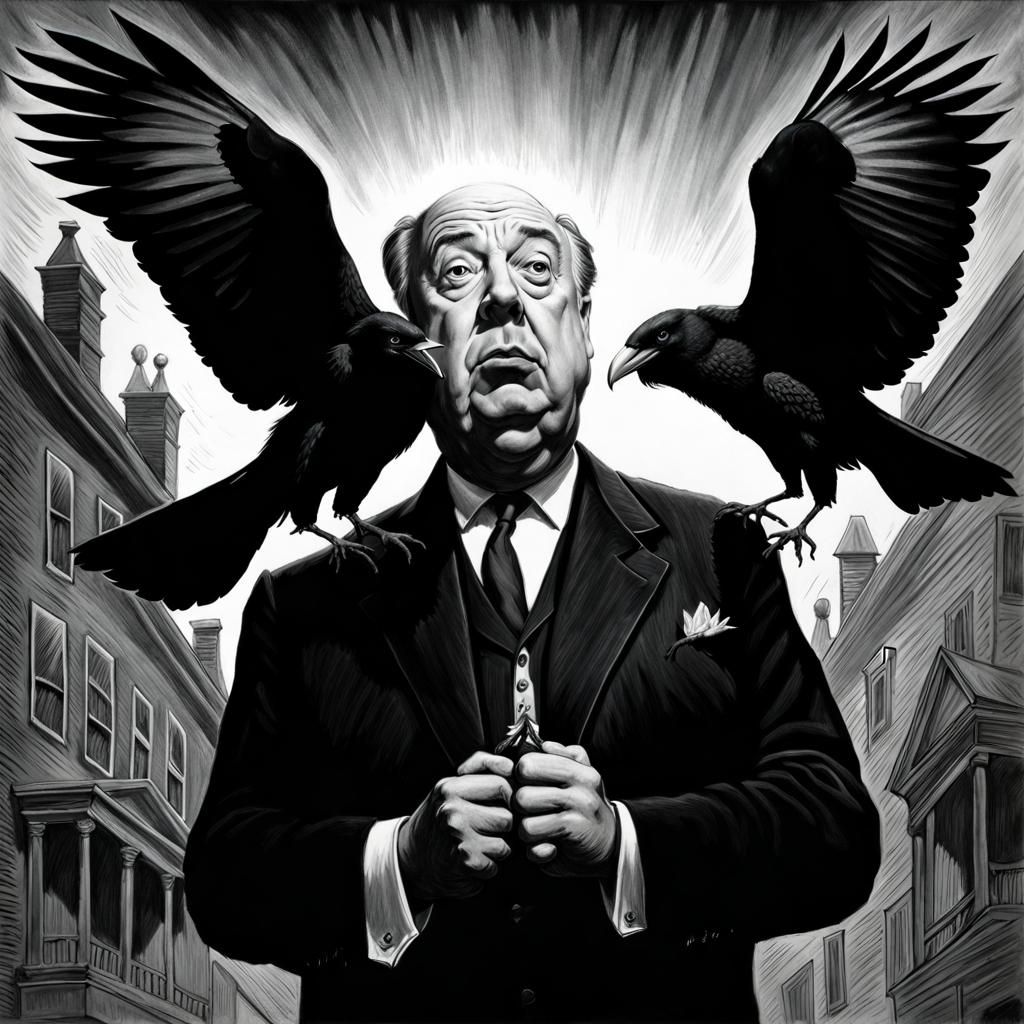 "A word in your ear about our fees for this movie Mr Hitchco...