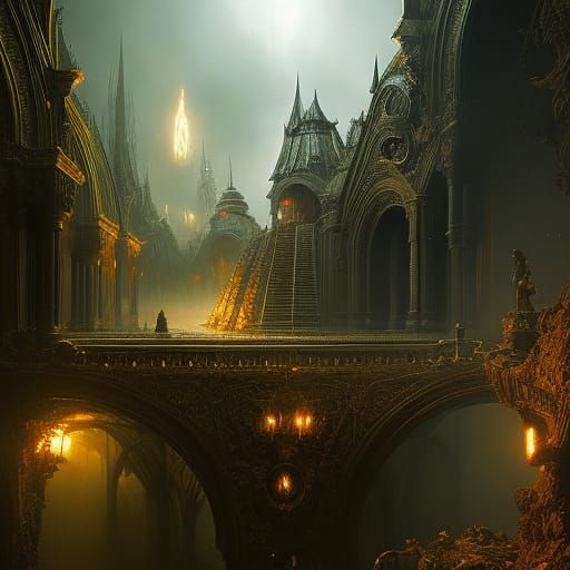 dark art horror fantasy landscape - AI Generated Artwork - NightCafe ...