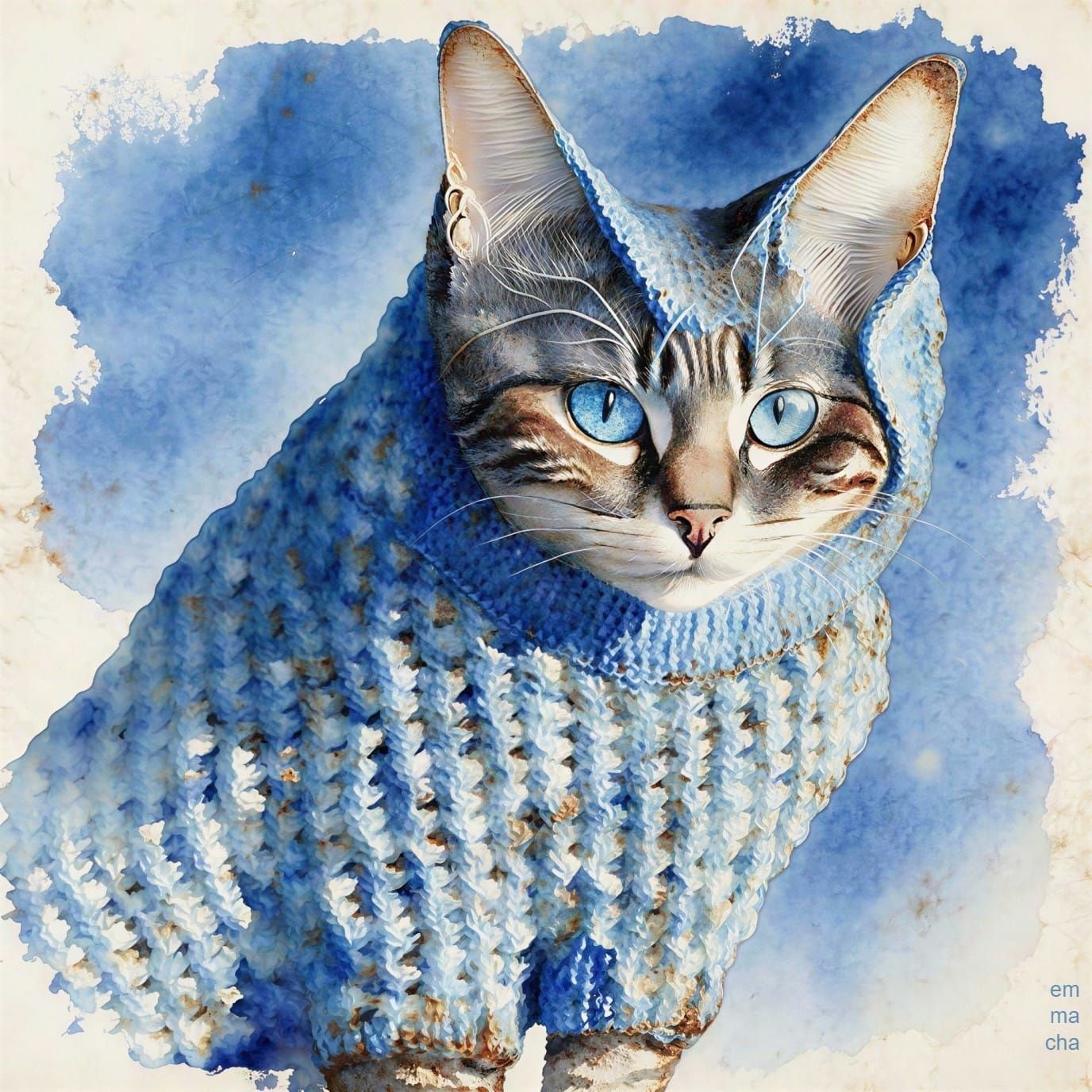 Blue Thread, Bright Gaze