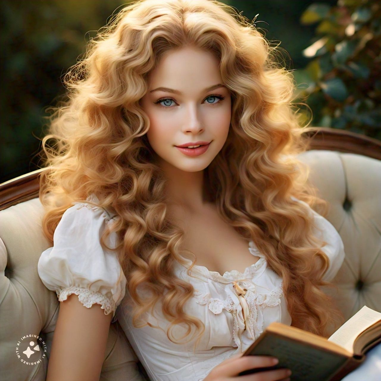 Curly Haired Reader