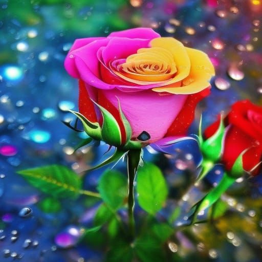 Rose flowers