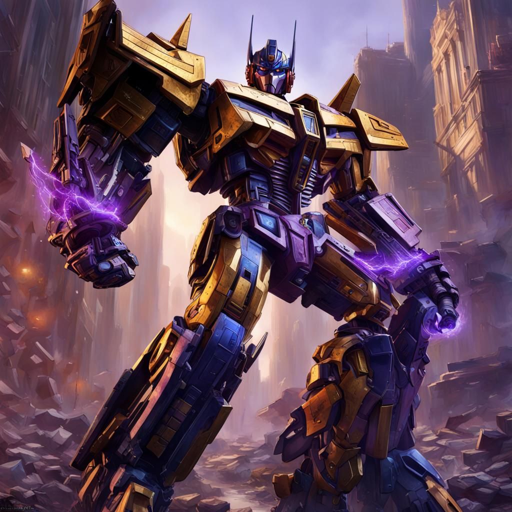 Optimus Prime powerful warrior
