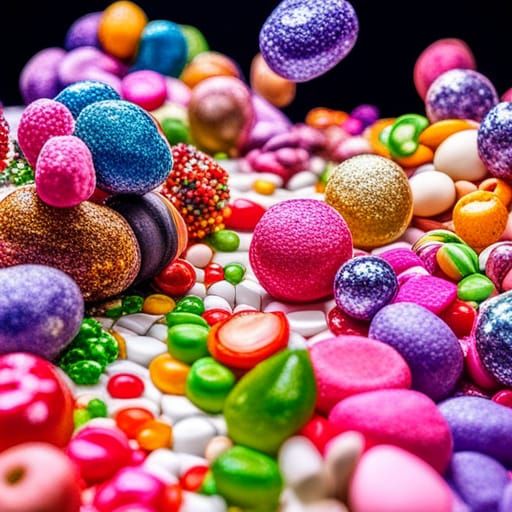 Shiny Edible Glitter Candy