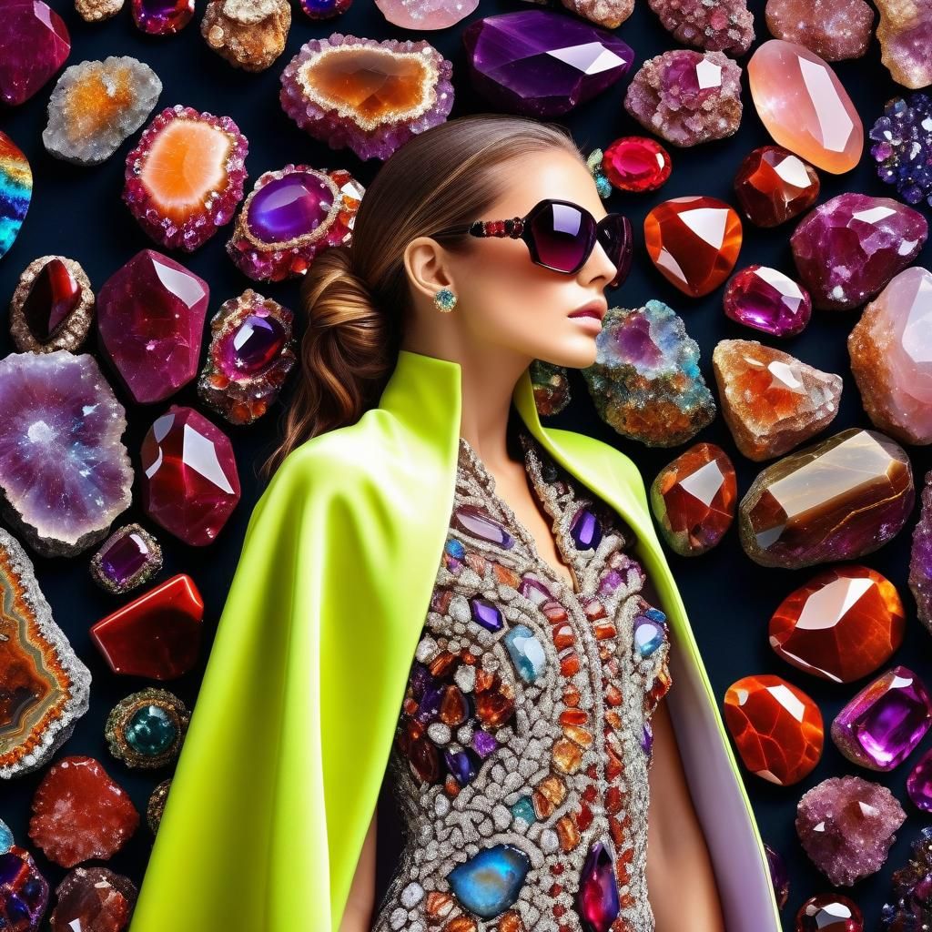 Gemstone Fashion AI Generated Artwork NightCafe Creator