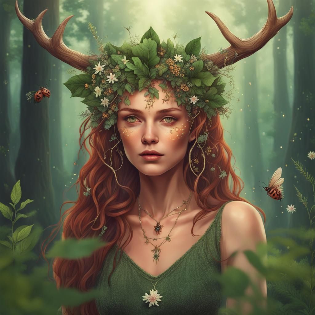 Earth Goddess - AI Generated Artwork - NightCafe Creator