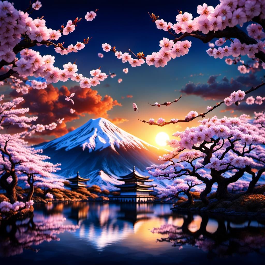 Mount Fujii cherrys