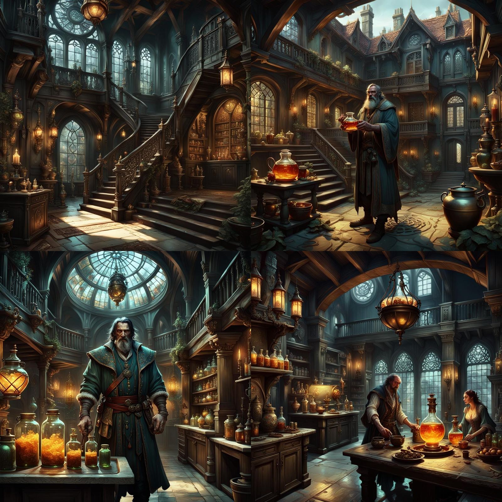 The man accepts the potion and returns home to find that he ...