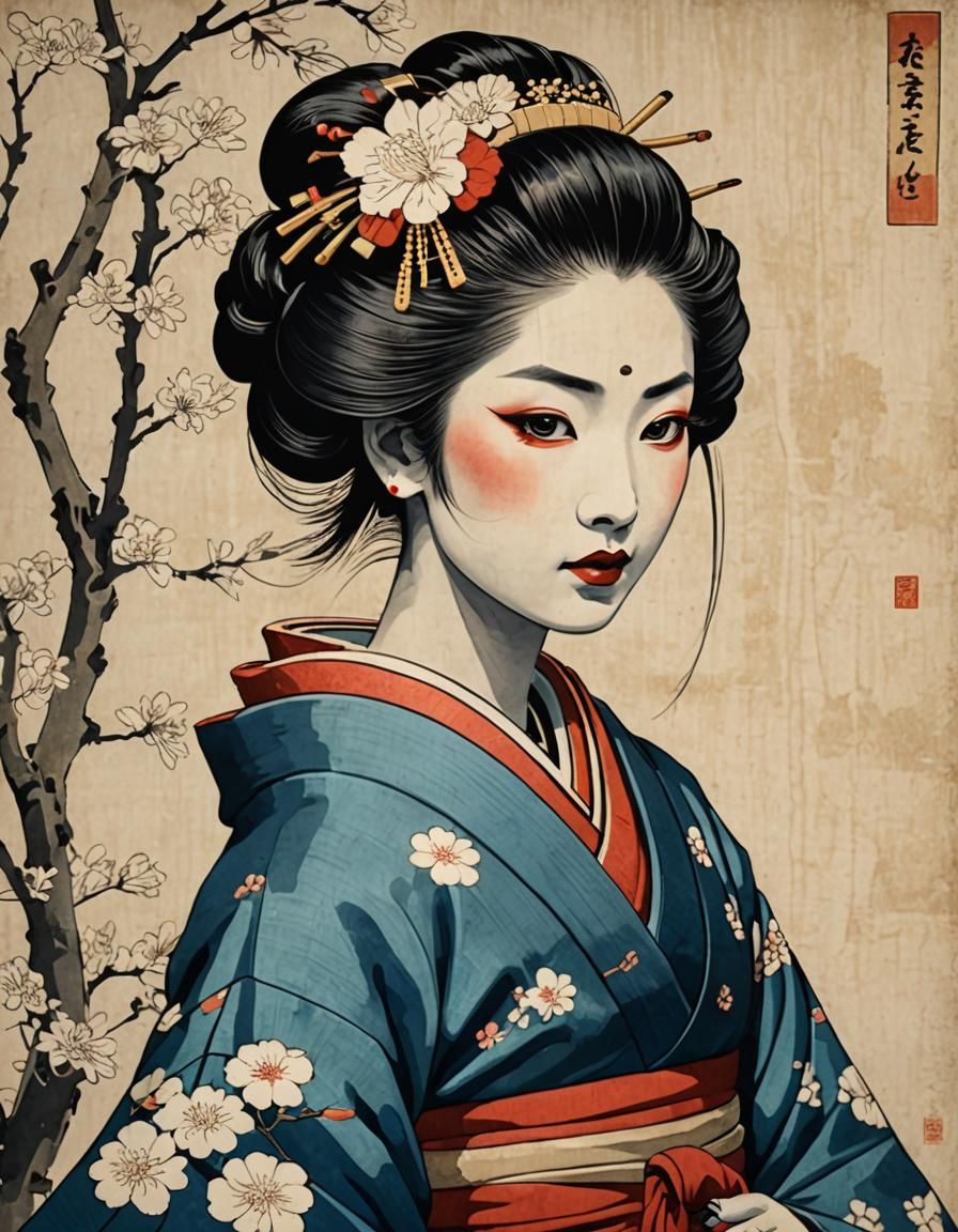 Geisha   by @Queen_Asha