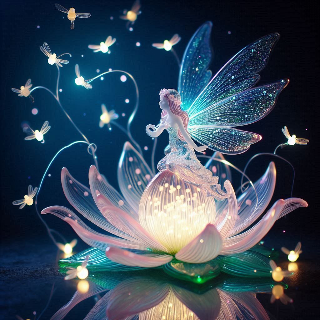 Beautiful glass faerie