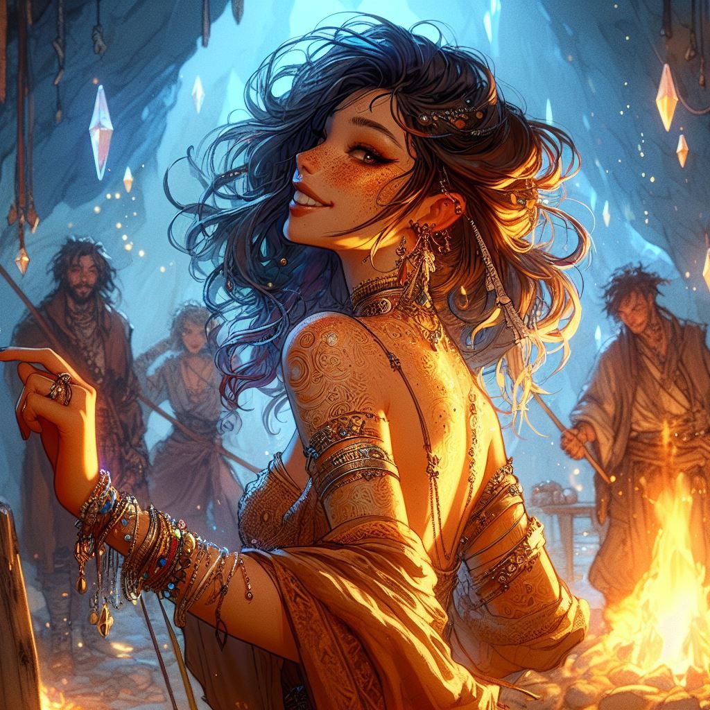 Glancing Over Her Shoulder